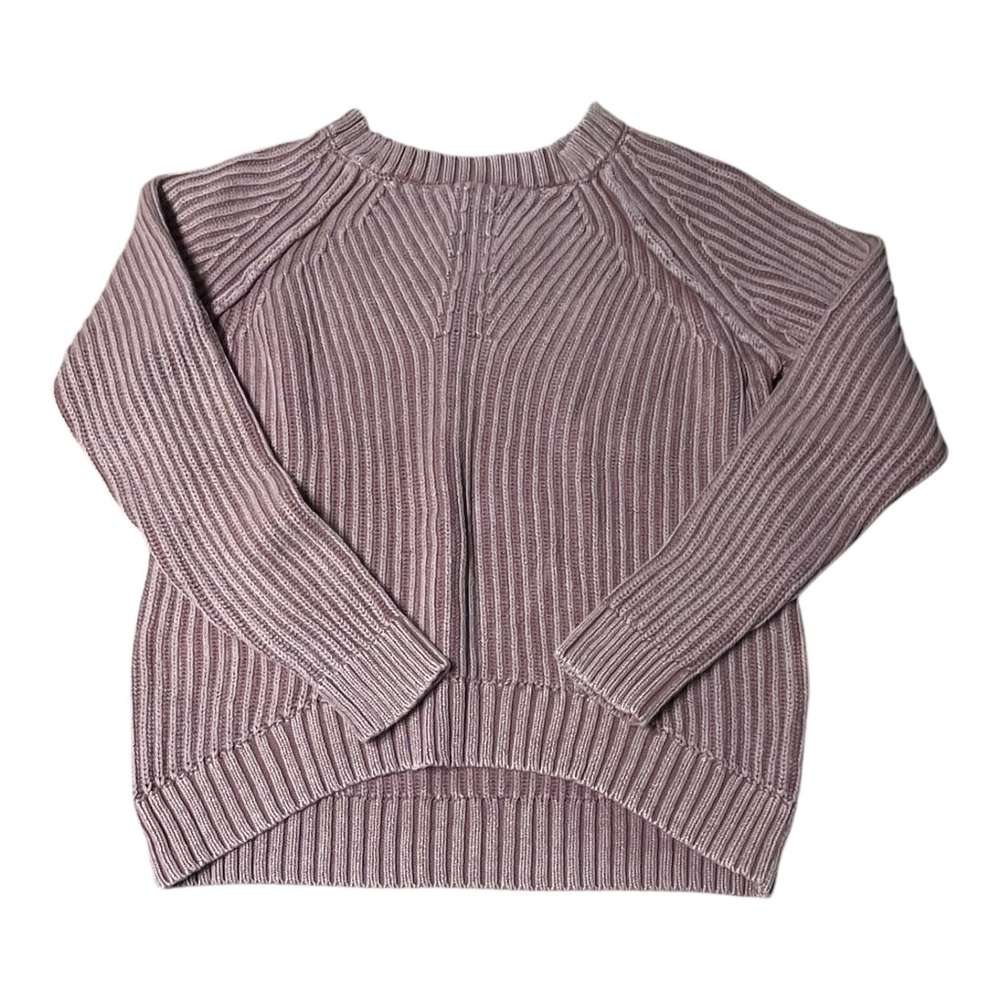 Tribal Jeans Mauve Ribbed Sweater - Size P/S Raglan Stule Cozy Nights